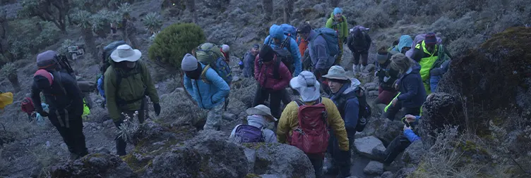 Barranco Camp to Karanga Camp